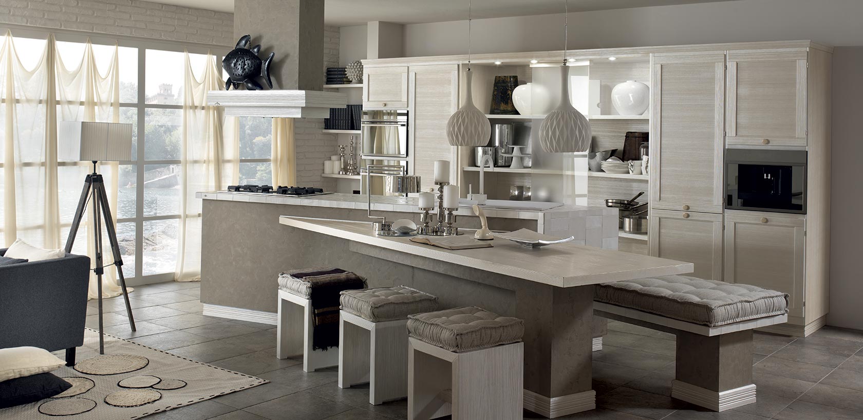 Cucine classiche ad angolo chiare : cucine classiche ad angolo ...